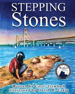 Book cover for Stepping Stones: Walking Lake Michigan
