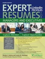 Book cover for Expert Resumes and Linkedin Profiles for Managers & Executives