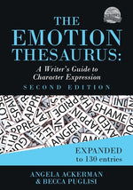 Book cover for The Emotion Thesaurus: A Writer's Guide to Character Expression (Second Edition)