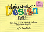 Book cover for Universal Design Daily: 365 Ways to Teach, Support, & Challenge All Learners Using UDL