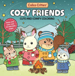 Book cover for Calico Critters: Cozy Friends Coloring Book: Cute and Comfy Coloring for All Ages