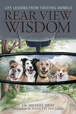 Book cover for Rear View Wisdom: Life Lessons from Treating Animals
