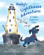 Book cover for Rocky's Lighthouse Adventure: A Lake Superior Tale
