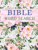 Book cover for Bible Word Search: 70 Bible Themed & 70 Popular Hymns Puzzle Book For Adults