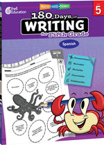 Book cover for 180 Days(tm) Writing for Fifth Grade: Practice, Assess, Diagnose