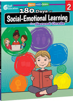 Book cover for 180 Days(tm) Social-Emotional Learning for Second Grade: Practice, Assess, Diagnose