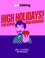 Book cover for JewBelong High Holidays Booklet