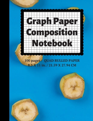 Book cover for Graph Paper Composition Notebook: Grid Paper Notebook, Quad Ruled, 100 Sheets (Large, 8.5 x 11)