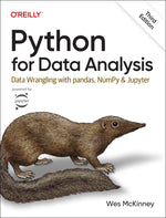 Book cover for Python for Data Analysis: Data Wrangling with Pandas, Numpy, and Jupyter