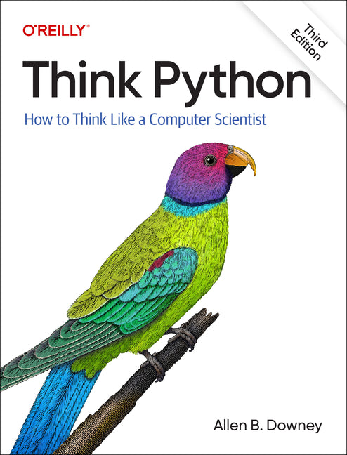Book cover for Think Python: How to Think Like a Computer Scientist