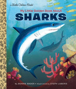 Book cover for My Little Golden Book about Sharks