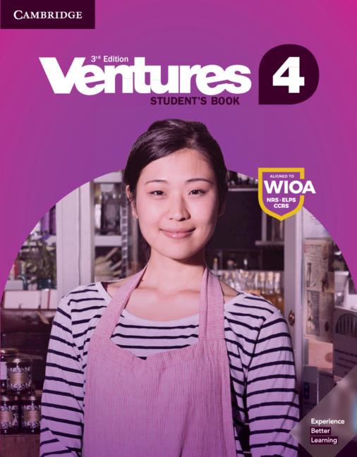 Book cover for Ventures Level 4 Student's Book