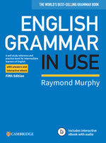 Book cover for English Grammar in Use Book with Answers and Interactive eBook: A Self-Study Reference and Practice Book for Intermediate Learners of English
