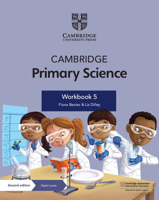 Book cover for Cambridge Primary Science Workbook 5 with Digital Access (1 Year)