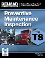 Book cover for ASE Test Prep- T8 Preventive Maintenance