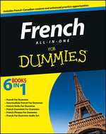 Book cover for French All-In-One for Dummies, with CD