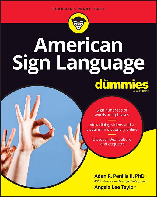 Book cover for American Sign Language for Dummies with Online Videos