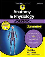 Book cover for Anatomy & Physiology Workbook for Dummies with Online Practice