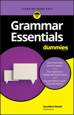Book cover for Grammar Essentials for Dummies
