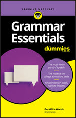 Book cover for Grammar Essentials for Dummies