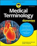 Book cover for Medical Terminology for Dummies