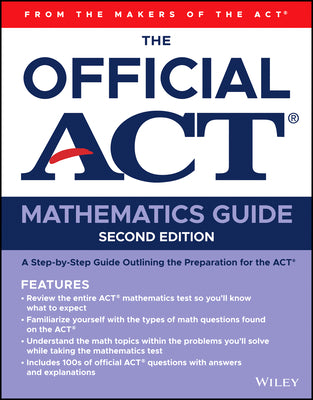 Book cover for The Official ACT Mathematics Guide