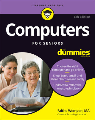 Book cover for Computers for Seniors for Dummies
