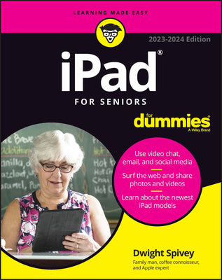Book cover for iPad for Seniors for Dummies