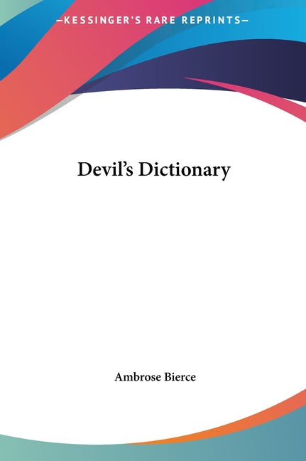 Book cover for Devil's Dictionary