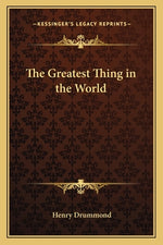Book cover for The Greatest Thing in the World