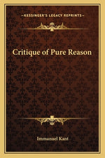 Book cover for Critique of Pure Reason