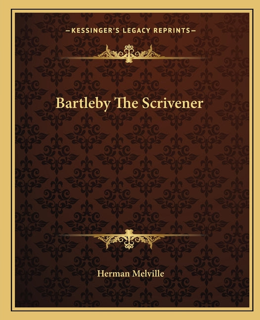 Book cover for Bartleby the Scrivener
