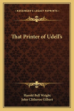 Book cover for That Printer of Udell's