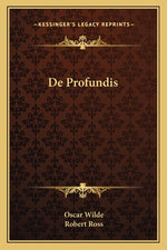 Book cover for De Profundis