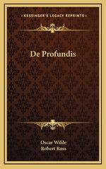 Book cover for De Profundis