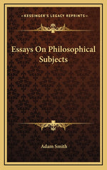 Book cover for Essays On Philosophical Subjects