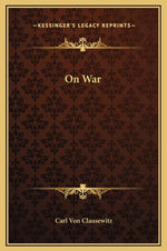 Book cover for On War