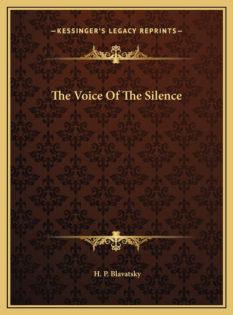Book cover for Voice Of The Silence
