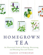 Book cover for Homegrown Tea: An Illustrated Guide to Planting, Harvesting, and Blending Teas and Tisanes