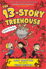 Book cover for The 13-Story Treehouse: Monkey Mayhem!