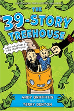 Book cover for The 39-Story Treehouse: Mean Machines & Mad Professors!