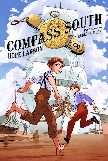 Book cover for Compass South: A Graphic Novel (Four Points, Book 1)