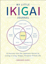 Book cover for My Little Ikigai Journal: A Journey Into the Japanese Secret to Living a Long, Happy, Purpose-Filled Life