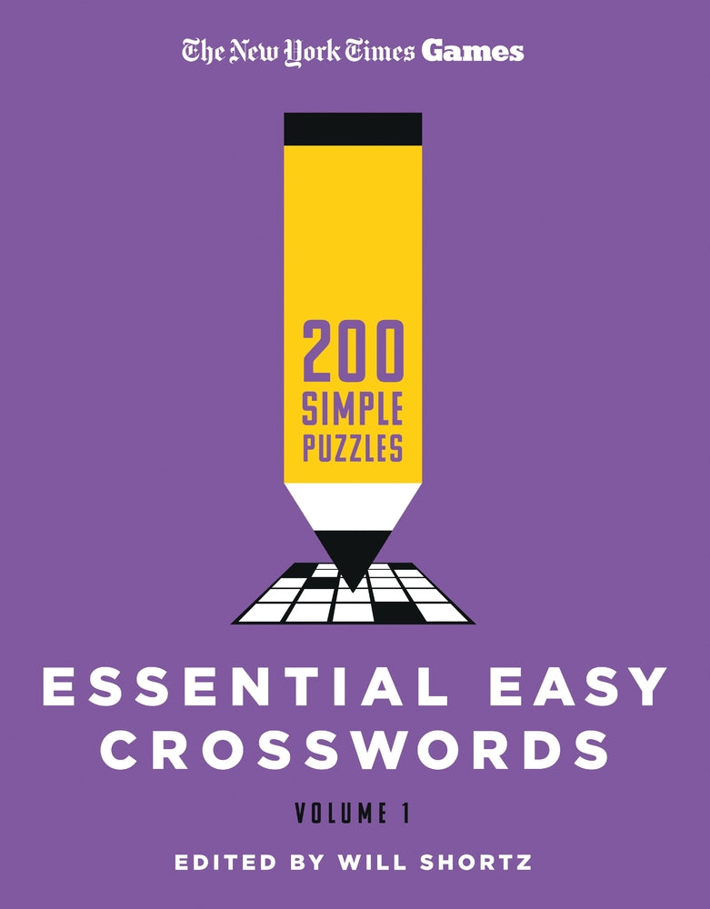 Book cover for New York Times Games Essential Easy Crosswords Volume 1: 200 Simple Puzzles