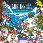 Book cover for Zendoodle Coloring Presents: Goblins in the Hollow: An Artist's Coloring Book