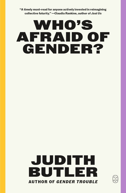 Book cover for Who's Afraid of Gender?