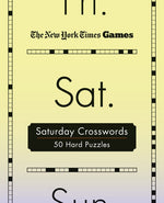 Book cover for New York Times Games Saturday Crosswords: 50 Hard Puzzles
