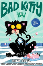 Book cover for Bad Kitty Gets a Bath (Full-Color Edition)
