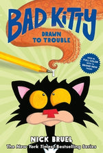 Book cover for Bad Kitty Drawn to Trouble (Full-Color Edition)