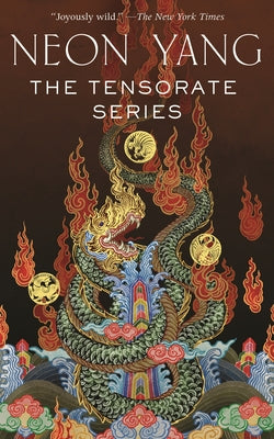 Book cover for The Tensorate Series: (The Black Tides of Heaven, the Red Threads of Fortune, the Descent of Monsters, the Ascent to Godhood)